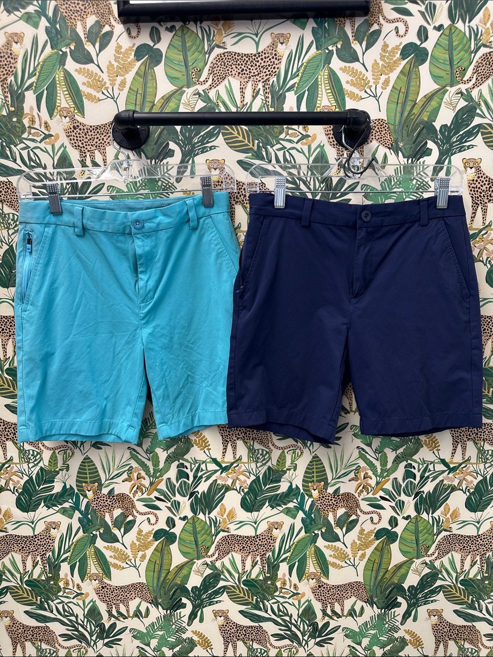 Vineyard Vines boys Performance Shorts - Blue & Turquoise 18 XL